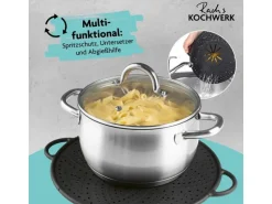Kochwerk Spritzschutzdeckel 30 cm, Schwarz