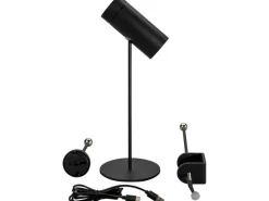 Konstsmide Akku-Tischleuchte Multi LED 2200/3000K, Dimmbar - Schwarz