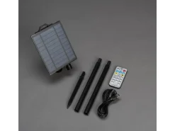 Konstsmide Lichterkette Solar 2332, 10 LEDs, Transparent