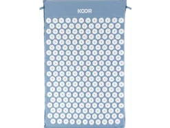 KOOR Akupressurmatte mit Kissen Blau/Weiss