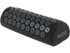 KOOR Akupressurmatte mit Kissen Schwarz