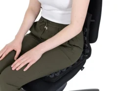 KOOR Akupressurmatte mit Kissen Schwarz