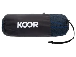KOOR Badetuch Waffle 75 × 130 cm, Blau