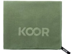 KOOR Badetuch Waffle 75 × 130 cm, Grün
