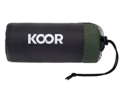 KOOR Badetuch Waffle 75 × 130 cm, Grün