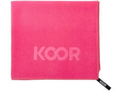 KOOR Badetuch Waffle 75 × 130 cm, Rosa