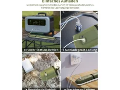 KOOR Campinglampe Luceda aufblasbar, 2 Stück
