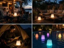 KOOR Campinglampe Lumora LED, RGB, Speakerfunktion