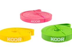 KOOR Fitnessband 3er-Set, leicht bis mittel