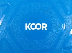 KOOR Gymnastikball 65 cm, Blau