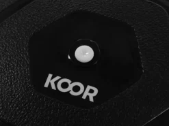 KOOR Gymnastikball 65 cm, Schwarz