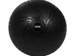 KOOR Gymnastikball 65 cm, Schwarz