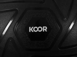 KOOR Gymnastikball 75 cm, Schwarz