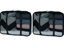KOOR Kleiderbeutel Reesa, Grösse XL, 2er-Pack, Schwarz