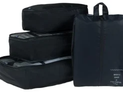 KOOR Kleiderbeutel Set Reesa, 4-teilig, Schwarz