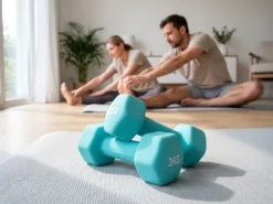 KOOR Kurzhantel-Set 3 kg, Blau