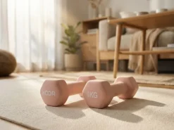 KOOR Kurzhantel-Set 1 kg, Caramel