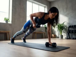 KOOR Kurzhantel-Set 5 kg, Schwarz