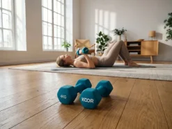 KOOR Kurzhantel-Set 4 kg, Türkis