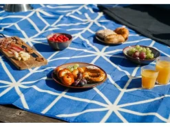 KOOR Picknickdecke Onda-Blu 200 x 250 cm