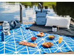 KOOR Picknickdecke Onda-Blu 200 x 250 cm