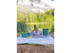 KOOR Picknickdecke Stripes mint 200 x 300 cm