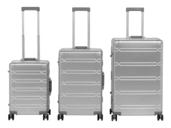 KOOR Reisekoffer Aluminium 40 L, Silber