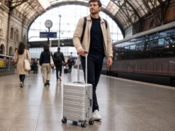 KOOR Reisekoffer Aluminium 40 L, Silber