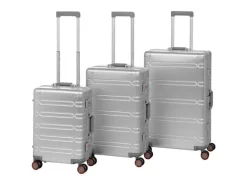 KOOR Reisekoffer Aluminium 40 L, Silber