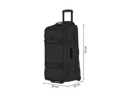KOOR Reisekoffer Jiibs 90 L, Schwarz
