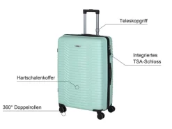KOOR Reisekoffer Manila 95 L, Mint