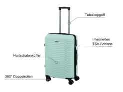 KOOR Reisekoffer Manila 63 L, Mint