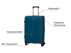 KOOR Reisekoffer Manila 95 L, Petrol