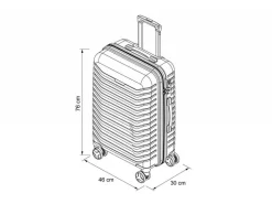 KOOR Reisekoffer Manila 95 L, Petrol