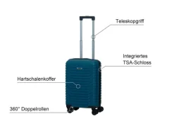 KOOR Reisekoffer Manila 40 L, Petrol