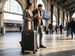 KOOR Reisekoffer Manila 95 L, Schwarz