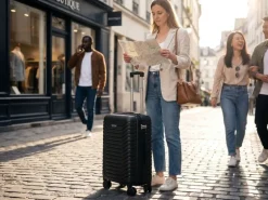 KOOR Reisekoffer Manila 40 L, Schwarz