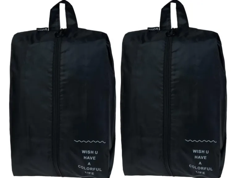 KOOR Schuhbeutel Reesa, 2er-Pack, Schwarz