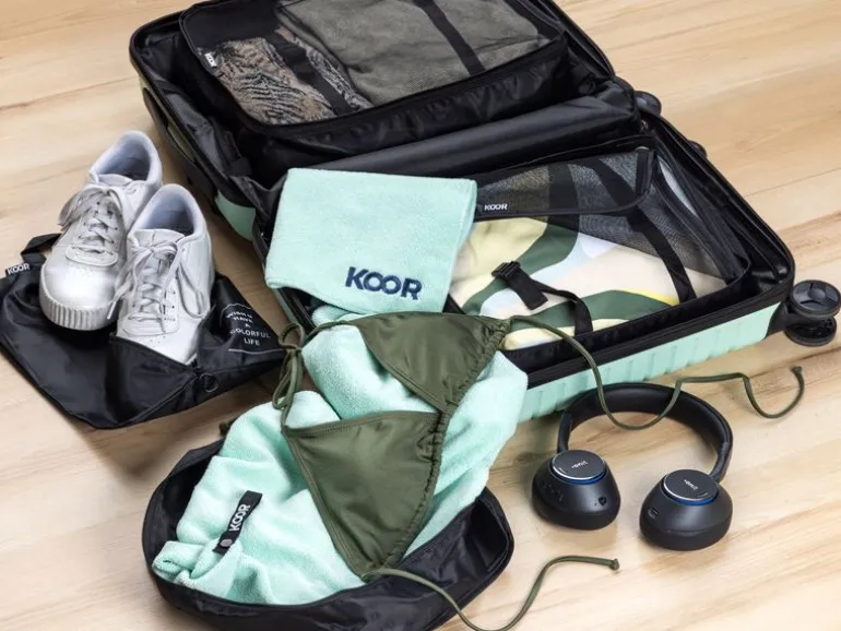 KOOR Schuhbeutel Reesa, 2er-Pack, Schwarz