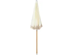 KOOR Sonnenschirm Boho Off-White, 180 cm