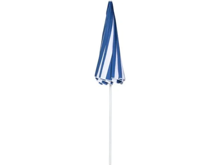 KOOR Sonnenschirm Marino 180 cm, Blau/Weiss