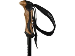 KOOR Wanderstock Aluminium Rivoola Kork Schwarz/Weiss