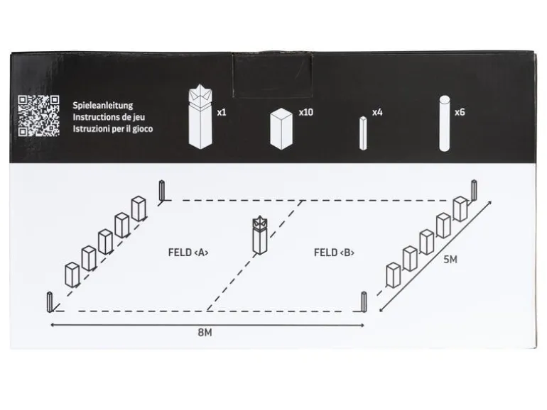 KOOR Wurfspiel KUBB Wikingerschach