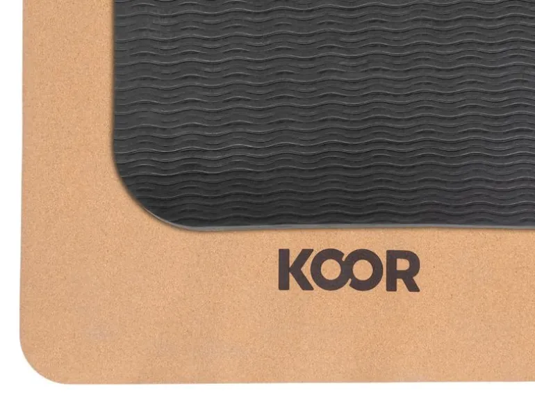 KOOR Yogamatte Kork, 183 x 61 x 0.4 cm
