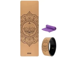 KOOR Yoga-Set 3-teilig, Kork