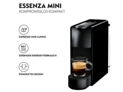 Krups Kaffeemaschine Nespresso Essenza Mini XN1108 Schwarz