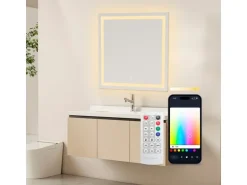 KSiX Badezimmerleuchte Aqua Smart Spiegel RGB 70 cm