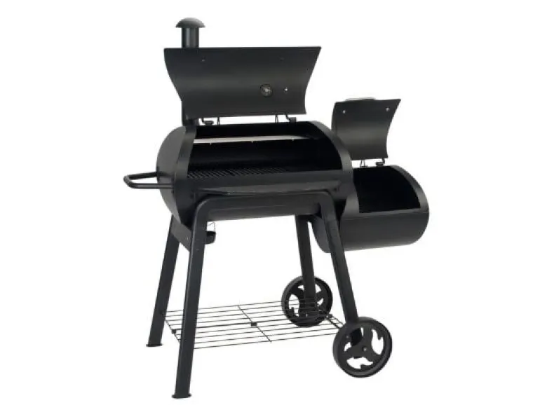 Landmann Holzkohlegrill Smoker Vinson 200 - Schwarz