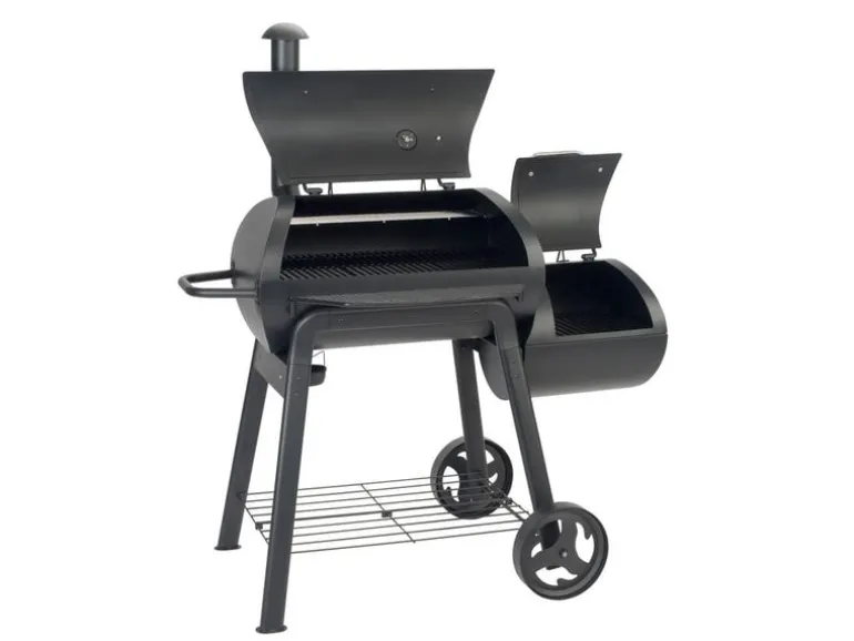 Landmann Holzkohlegrill Smoker Vinson 200 - Schwarz