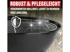 Landmann Holzkohle Kugelgrill 36 cm Schwarz